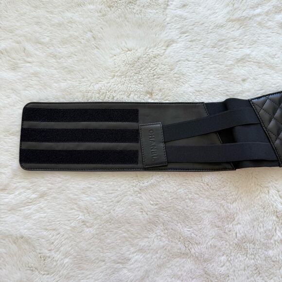 CHANEL quilted cummerbund belt Authentic - Picture 3 of 11